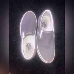 Grey Slip On Vans